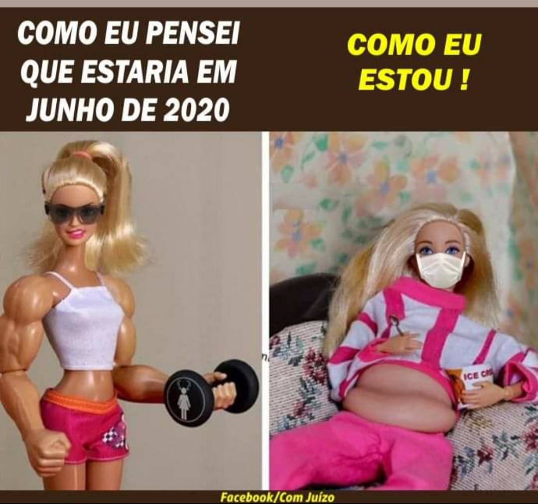 Barbie na quarentena: meme estigma